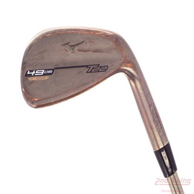 Mizuno T22 Denim Copper Wedge Gap GW 49° 6 Deg Bounce S Grind UST Mamiya Recoil 95 F4 Graphite Stiff Right Handed 35.5in