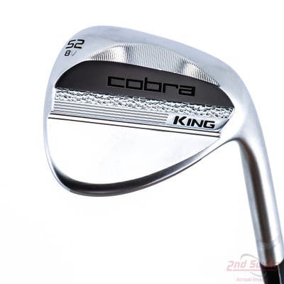 Mint Cobra 2025 King Chrome Wedge Gap GW 52° 8 Deg Bounce V Grind True Temper Dynamic Gold Spinner Tour Issue Steel Wedge Flex Right Handed 35.75in