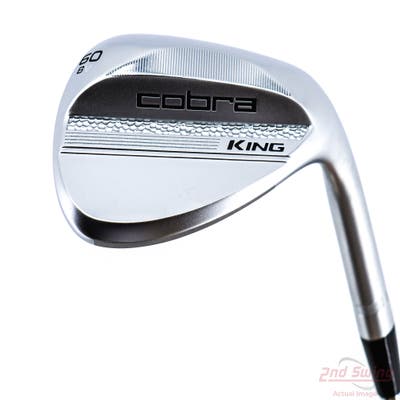 Mint Cobra 2025 King Chrome Wedge Lob LW 60° 8 Deg Bounce V Grind True Temper Dynamic Gold Spinner Tour Issue Steel Wedge Flex Right Handed 35.25in