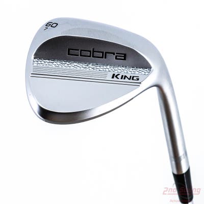 Mint Cobra 2025 King Chrome Wedge Lob LW 60° 7 Deg Bounce T Grind True Temper Dynamic Gold Spinner Tour Issue Steel Wedge Flex Right Handed 35.25in