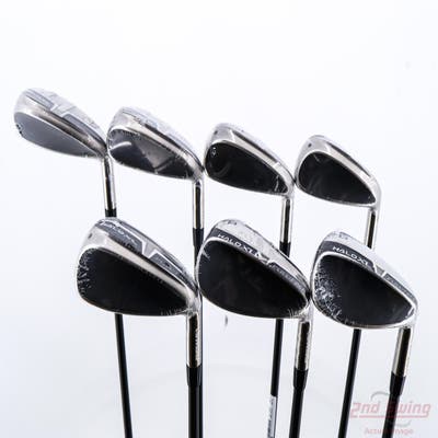 Mint Cleveland HALO XL Full-Face Iron Set 5-PW GW UST Mamiya Helium Nanocore 60i IP Finish Graphite Senior Right Handed -1/4"
