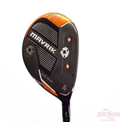 Callaway Mavrik Sub Zero Fairway Wood 4 Wood 4W 16.5° Project X HZRDUS Smoke Black 70 Graphite X-Stiff Right Handed 42.0in
