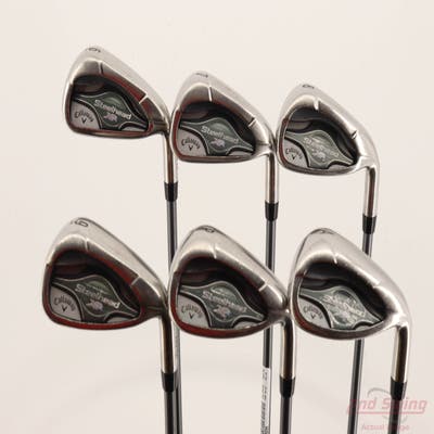 Callaway Steelhead XR Iron Set 6-PW AW Matrix Ozik Program F15 Graphite Senior Right Handed STD