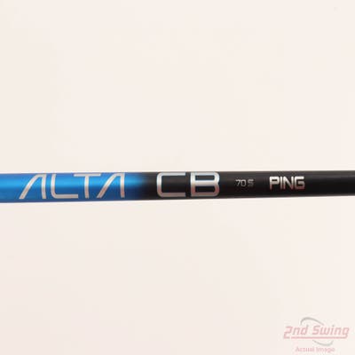 Used W/ Ping RH Adapter Ping Alta CB Blue 70 Hybrid Shaft Stiff 38.75in