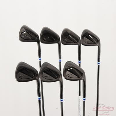 Mizuno JPX 925 Forged Black Iron Set 5-PW GW True Temper Dynamic Gold Mid 115 TI X100 GunMetal Steel X-Stiff Right Handed +1"