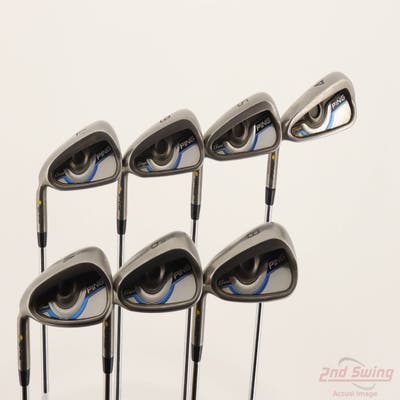 Ping Gmax Iron Set 4-PW Ping CFS Distance Steel Stiff Left Handed Yellow Dot +1 1/2"