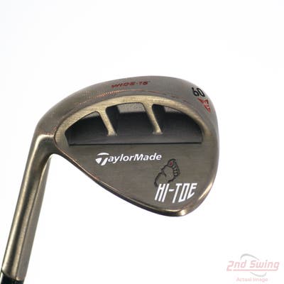 TaylorMade HI-TOE RAW Big Foot Wedge Lob LW 60° 15 Deg Bounce FST KBS Hi-Rev 2.0 115 Steel Wedge Flex Left Handed 35.0in