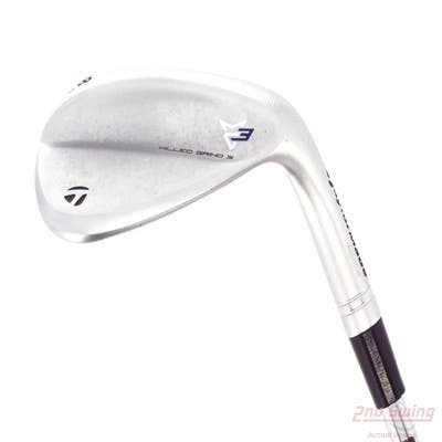 TaylorMade Milled Grind 3 Raw Chrome Wedge Lob LW 58° 12 Deg Bounce HB True Temper Dynamic Gold Tour Issue S200 Steel Stiff Right Handed 34.5in