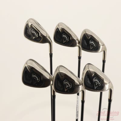 Callaway Fusion Wide Sole Iron Set 6-PW AW Callaway Fusion Wide Sole Grap Graphite Senior Right Handed +1"