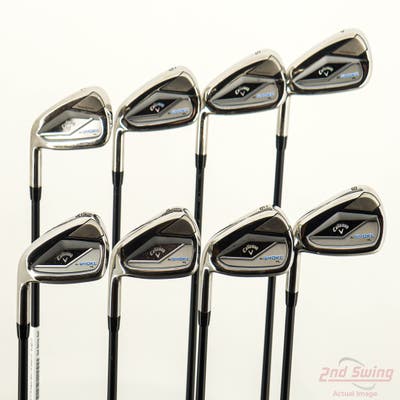 Callaway Paradym Ai Smoke HL Iron Set 4-PW AW Project X Cypher 2.0 50 Graphite Senior Left Handed STD