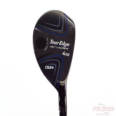 Tour Edge Hot Launch C524 Hybrid 4 Hybrid 22° UST Mamiya Helium Black Nanocore 5 Graphite Senior Right Handed 39.0in