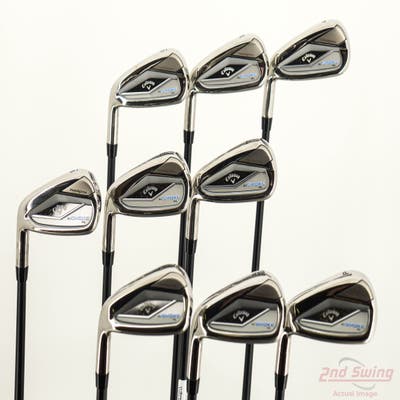 Callaway Paradym Ai Smoke HL Iron Set 4-PW AW GW Project X Cypher 2.0 70 Graphite Stiff Left Handed STD