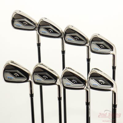 Callaway Paradym Ai Smoke Max Fast Iron Set 5-PW AW GW Mitsubishi Tensei Blue/Silver 40 Graphite Senior Right Handed STD