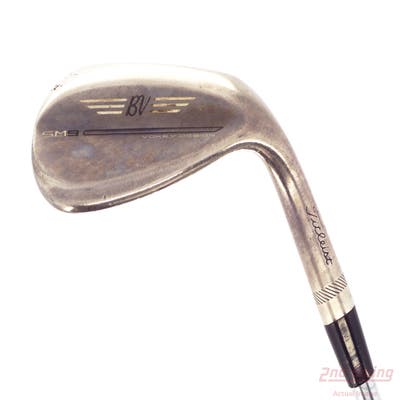 Titleist Vokey SM9 Brushed Steel Wedge Lob LW 60° 4 Deg Bounce T Grind Titleist Vokey BV Steel Wedge Flex Right Handed 35.0in