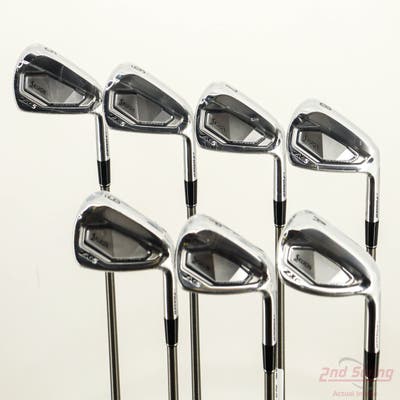 Mint Srixon ZXi5 Iron Set 5-PW AW Aerotech SteelFiber i70cw Graphite Regular Right Handed STD