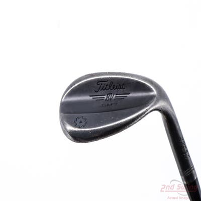 Titleist Vokey SM7 Jet Black Wedge Lob LW 60° 10 Deg Bounce S Grind True Temper Dynamic Gold AMT S300 Steel Stiff Right Handed 35.5in