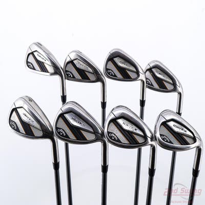 Callaway Mavrik Iron Set 6-PW AW GW SW Project X Catalyst 65 Graphite Regular Right Handed -1/2"