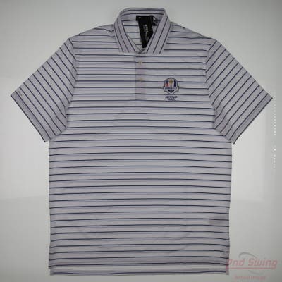 New W/ Logo Ryder Cup Mens Ralph Lauren Polo XX-Large XXL White MSRP $140