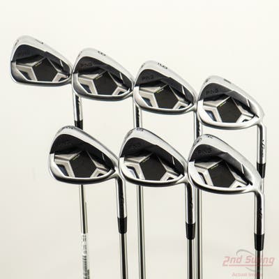Ping G430 Iron Set 7-PW AW GW SW ALTA Quick 45 Graphite Senior Right Handed Black Dot +1/2"