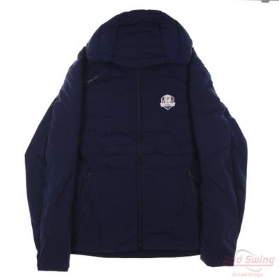 New W/ Logo Ryder Cup Mens Ralph Lauren Jacket Large L Navy Blue MSRP $378