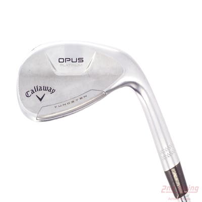 Callaway Opus Platinum Chrome Wedge Sand SW 56° 12 Deg Bounce S Grind Dynamic Gold Mid 115 Gunmetal Steel Wedge Flex Right Handed 35.0in