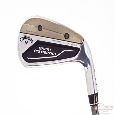 Callaway Great Big Bertha 23 Single Iron 7 Iron UST Mamiya Helium Nanocore 60i IP Finish Graphite Regular Right Handed 37.0in