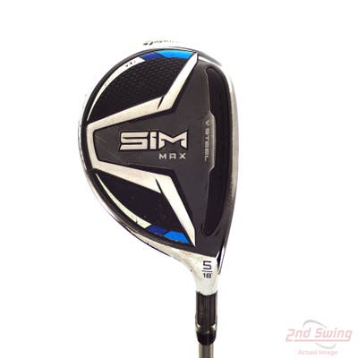 TaylorMade SIM MAX Fairway Wood 5 Wood 5W 18° UST Mamiya Helium 5 Graphite Senior Right Handed 42.25in