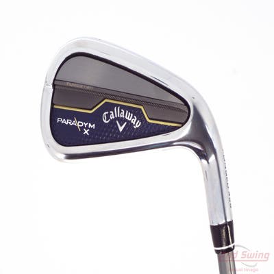 Callaway Paradym X Single Iron 7 Iron Project X HZRDUS Silver Gen4 65 Graphite Regular Right Handed 37.0in