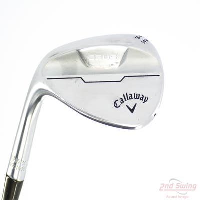 Callaway Opus Brushed Chrome Wedge Sand SW 54° 14 Deg Bounce W Grind UST Recoil Dart HDC 65 Graphite Wedge Flex Left Handed 35.5in