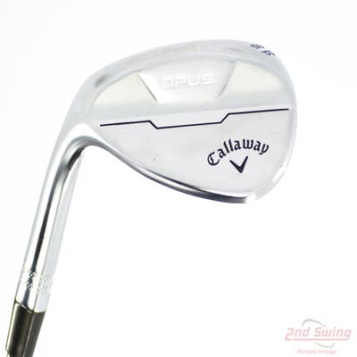 Callaway Opus Brushed Chrome Wedge Lob LW 58° 10 Deg Bounce S Grind UST Recoil Dart HDC 65 Graphite Wedge Flex Left Handed 35.0in