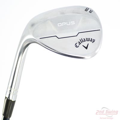 Callaway Opus Brushed Chrome Wedge Lob LW 60° 8 Deg Bounce C Grind UST Recoil Dart HDC 65 Graphite Wedge Flex Left Handed 35.0in