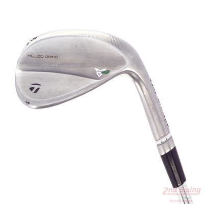 TaylorMade Milled Grind 4 Chrome Wedge Lob LW 58° 9 Deg Bounce SBC True Temper Dynamic Gold Tour Issue 115 Steel Wedge Flex Right Handed 34.75in