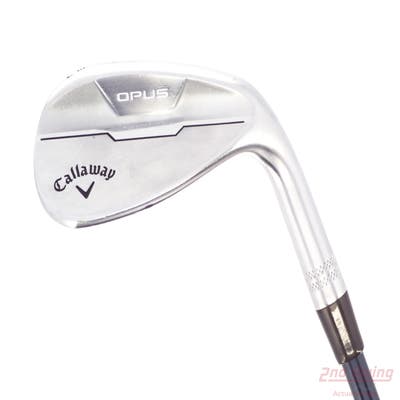 Callaway Opus Brushed Chrome Wedge Gap GW 52° 12 Deg Bounce W Grind UST Recoil Dart HDC 65 Graphite Wedge Flex Right Handed 35.25in