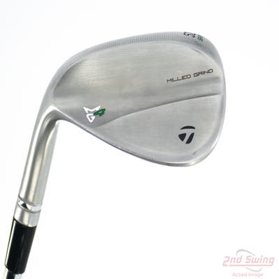 TaylorMade Milled Grind 4 Chrome Wedge Gap GW 52° 9 Deg Bounce SB True Temper Dynamic Gold Tour Issue 115 Steel Wedge Flex Left Handed 35.0in