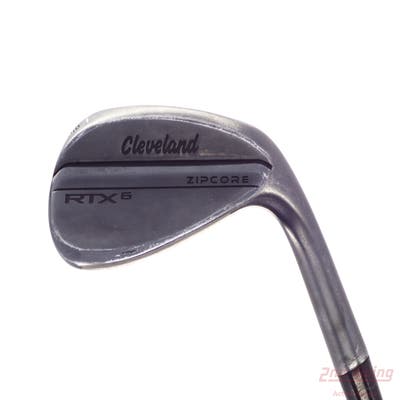 Cleveland RTX 6 ZipCore Black Satin Wedge Sand SW 54° 10 Deg Bounce Mid True Temper Dynamic Gold Spinner Tour Issue Steel Wedge Flex Right Handed 35.25in