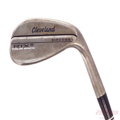 Cleveland RTX 6 ZipCore Tour Rack Raw Wedge Lob LW 58° 12 Deg Bounce Full True Temper Dynamic Gold Spinner Tour Issue Steel Wedge Flex Right Handed 35.0in