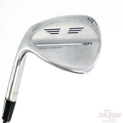 Titleist Vokey SM9 Tour Chrome Wedge Sand SW 54° 12 Deg Bounce D Grind Titleist Vokey BV Steel Wedge Flex Left Handed 35.0in