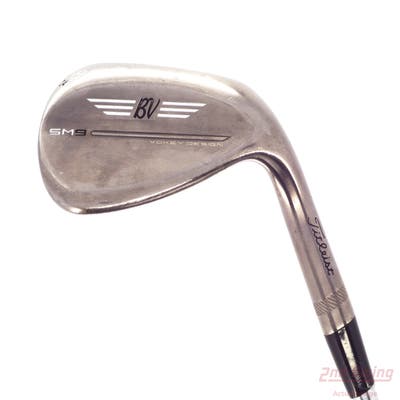 Titleist Vokey SM9 Brushed Steel Wedge Lob LW 58° 4 Deg Bounce T Grind Titleist Vokey BV Steel Wedge Flex Right Handed 35.0in