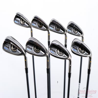 Ping 2016 G Iron Set 4-PW AW Ping CFS 70 Graphite Graphite Regular Right Handed Yellow Dot +4"