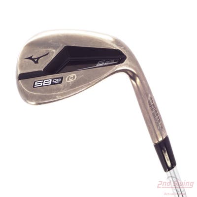 Mizuno S23 Copper Cobalt Wedge Lob LW 58° 8 Deg Bounce C Grind FST KBS Hi-Rev 2.0 Steel Wedge Flex Right Handed 35.25in