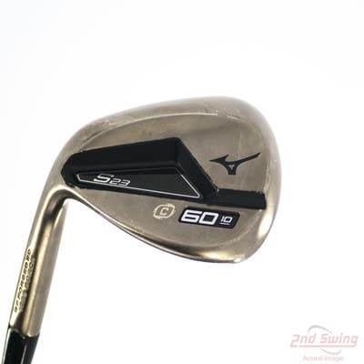 Mizuno S23 Copper Cobalt Wedge Lob LW 60° 10 Deg Bounce C Grind FST KBS Hi-Rev 2.0 Steel Wedge Flex Left Handed 35.25in