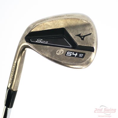 Mizuno S23 Copper Cobalt Wedge Sand SW 54° 10 Deg Bounce S Grind FST KBS Hi-Rev 2.0 115 Steel Wedge Flex Left Handed 35.75in
