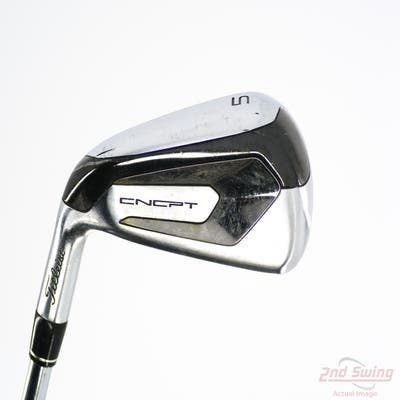 Titleist CNCPT-01 Single Iron 5 Iron True Temper AMT Tour White Steel Stiff Left Handed 38.25in