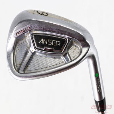 Ping Anser Forged 2013 Single Iron 9 Iron Project X Rifle 6.0 Steel Stiff Right Handed Green Dot 36.5in