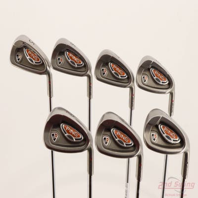 Ping i10 Iron Set 5-PW AW Ping AWT Steel Regular Right Handed Orange Dot +1/4"