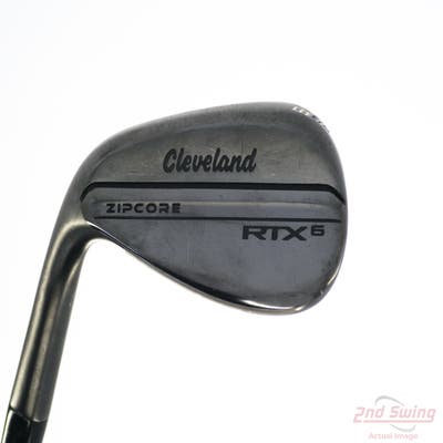 Cleveland RTX 6 ZipCore Black Satin Wedge Gap GW 52° 10 Deg Bounce Mid FST KBS Tour 120 Steel Stiff Left Handed 36.0in