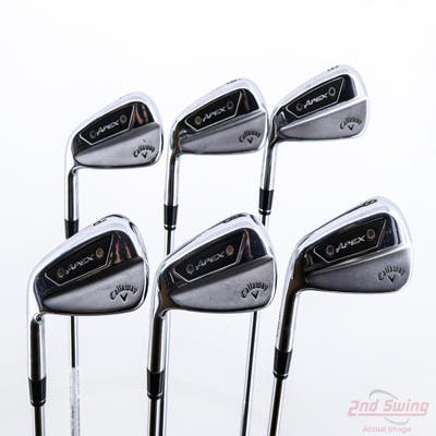 Callaway Apex Ai150 Iron Set 5-PW Dynamic Gold Mid 115 Steel Stiff Left Handed +1/4"