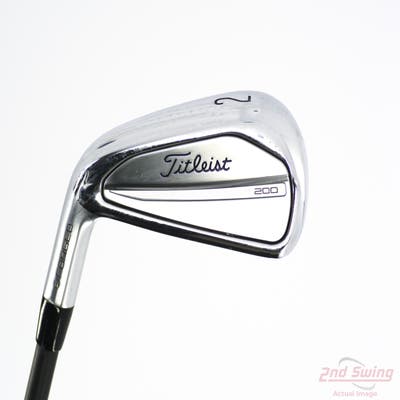 Titleist 2023 T200 Utility Utility Iron 2 Utility Project X HZRDUS Red Gen4 70 HY Graphite Stiff Left Handed 39.0in