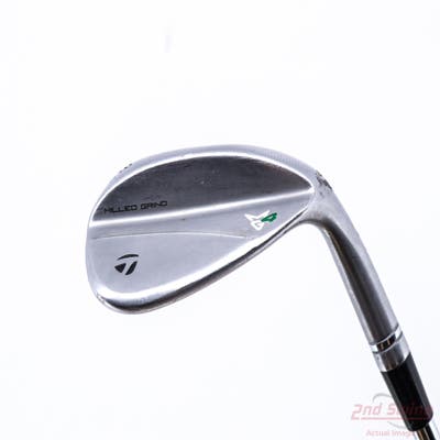 TaylorMade Milled Grind 4 Chrome Wedge Lob LW 58° 13 Deg Bounce HBW True Temper Dynamic Gold 105 Steel Stiff Right Handed 34.75in