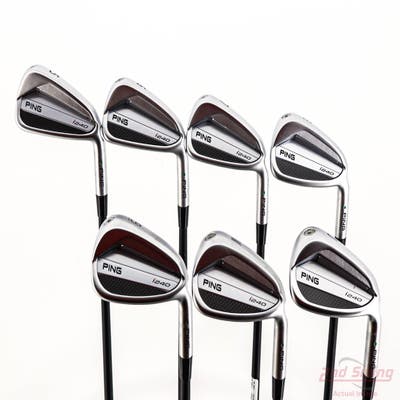 Ping i240 Iron Set 5-PW AW Alta CB Blue Graphite Stiff Right Handed Green Dot +1/2"